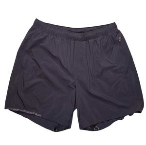 Lululemon Black Liner Running Shorts 6” Inseam Size Women’s Large